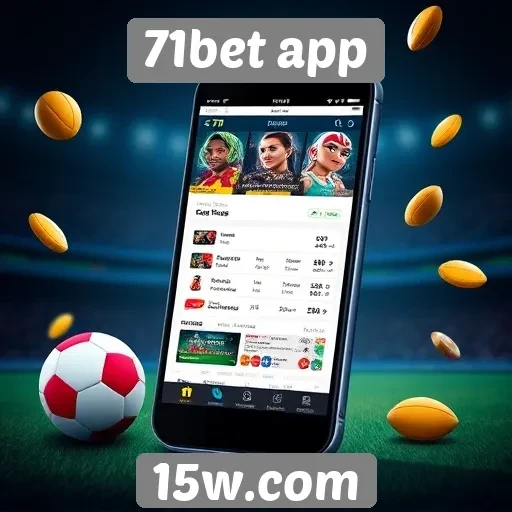 Oferta de jogos e apostas disponíveis no 71bet app