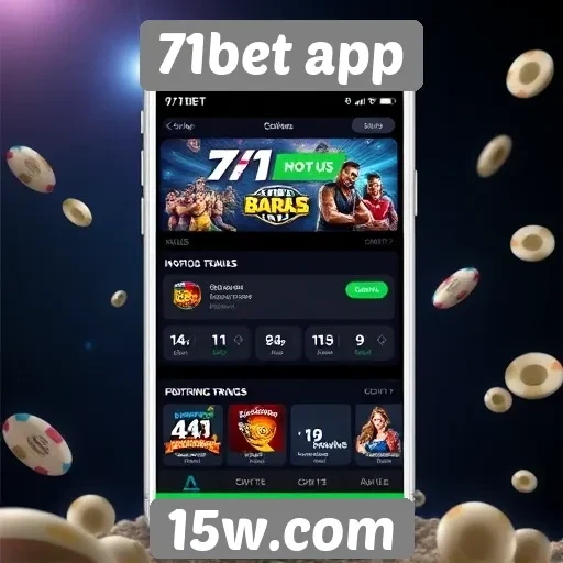 Promoções e bônus disponíveis no 71bet app